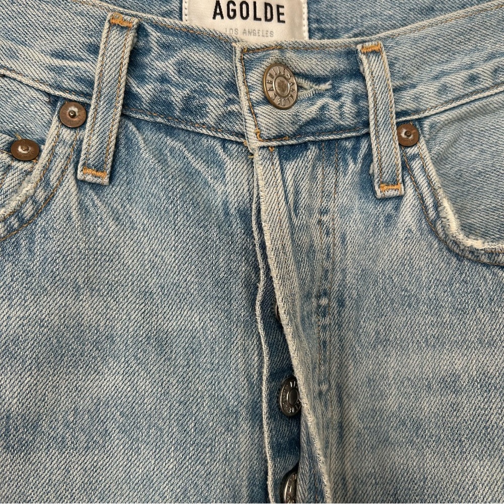 Agolde Riley High Rise Jeans Shatter - Picture 7 of 14